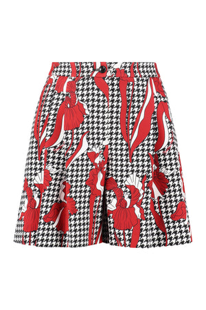 Houndstooth shorts-0